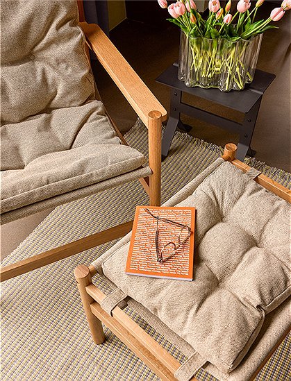 Loungestuhl Heritage von Hübsch Interior &#9733; Kundenbewertung "Sehr gut" &#9733; 12&percnt; Rabatt für Neukunden &#9733; Schnell verschickt &#9733; Jetzt bei car-Moebel.de