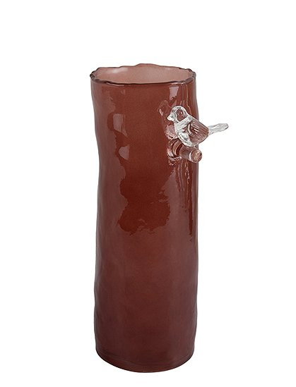 Vase 'Bird on Branch', Glas von present time &#9733; Kundenbewertung "Sehr gut" &#9733; 12&percnt; Rabatt für Neukunden &#9733; Schnell verschickt &#9733; Jetzt bei car-Moebel.de