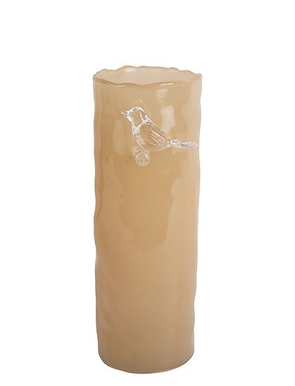 Vase 'Bird on Branch', Glas von present time &#9733; Kundenbewertung "Sehr gut" &#9733; 12&percnt; Rabatt für Neukunden &#9733; Schnell verschickt &#9733; Jetzt bei car-Moebel.de