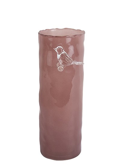 Vase 'Bird on Branch', Glas von present time &#9733; Kundenbewertung "Sehr gut" &#9733; 12&percnt; Rabatt für Neukunden &#9733; Schnell verschickt &#9733; Jetzt bei car-Moebel.de