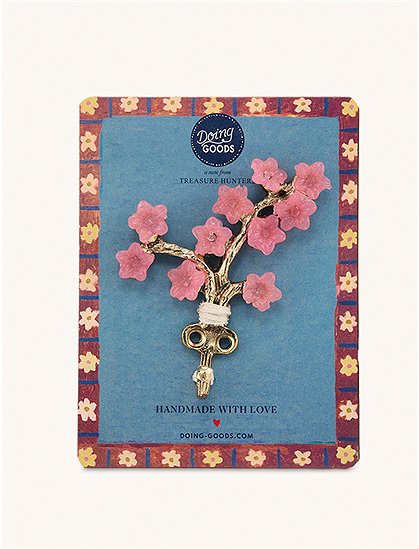 Wandhaken Elodie rosa Blüten v. Doing Goods &#9733; Kundenbewertung "Sehr gut" &#9733; 12&percnt; Rabatt für Neukunden &#9733; Schnell verschickt &#9733; Jetzt bei car-Moebel.de