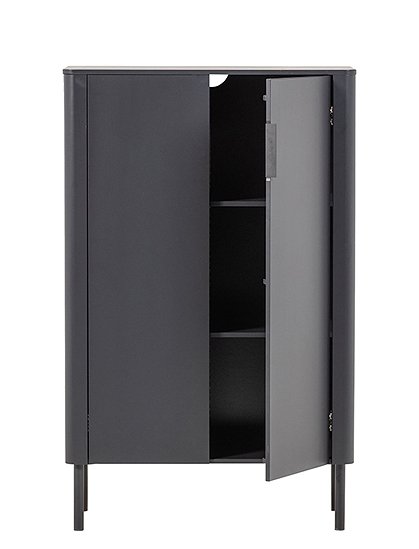Gunnar 2 türiger Schrank von woood &#9733; Kundenbewertung "Sehr gut" &#9733; 12&percnt; Rabatt für Neukunden &#9733; Schnell verschickt bei car-Moebel.de