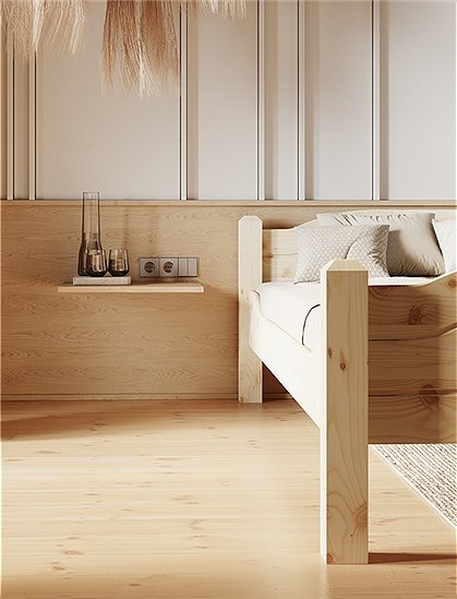 Bett aus Kiefer im Landhausstil &#9733; Kundenbewertung "Sehr gut" &#9733; 12&percnt; Rabatt für Neukunden &#9733; Schnell verschickt &#9733; Jetzt bei car-Moebel.de