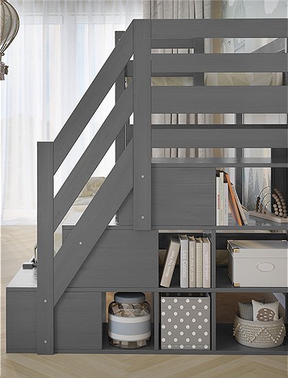 Etagenbett mit Stauraum &#9733; Kundenbewertung "Sehr gut" &#9733; 12&percnt; Rabatt für Neukunden &#9733; Schnell verschickt &#9733; Jetzt bei car-Moebel.de