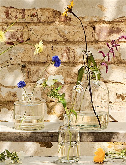 Vase Anna aus Glas von Ib Laursen &#9733; Kundenbewertung "Sehr gut" &#9733; 12&percnt; Rabatt für Neukunden &#9733; Schnell verschickt &#9733; Jetzt günstig bei car-Moebel.de