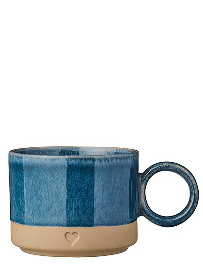 Tasse Heart aus Ton, 290 ml von Ib Laursen &#9733; Kundenbewertung "Sehr gut" &#9733; 12&percnt; Rabatt für Neukunden &#9733; Schnell verschickt &#9733; Günstig bei car-Moebel.de