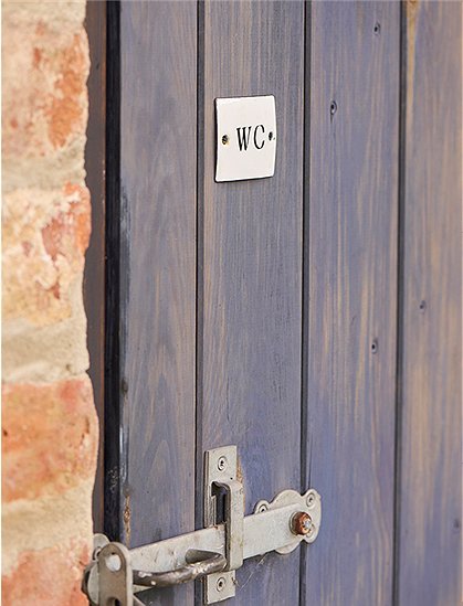 Metallschild WC von Ib Laursen &#9733; Kundenbewertung "Sehr gut" &#9733; 12&percnt; Neukundenrabatt &#9733; Schnell verschickt &#9733; Günstig kaufen bei car-Moebel.de