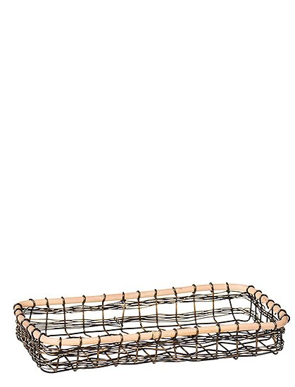 Serviettenhalter aus Metall und Bambus von Ib Laursen &#9733; Kundenbewertung "Sehr gut" &#9733; 12&percnt; Neukundenrabatt &#9733; Schnell verschickt &#9733; Bei car-Moebel.de