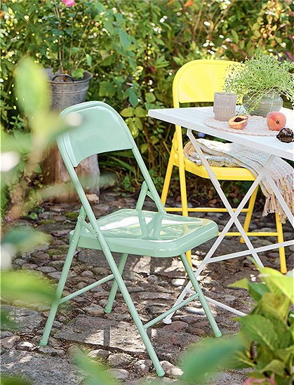farbiger Klappstuhl aus Metall von Ib Laursen &#9733; Kundenbewertung "Sehr gut" &#9733; 12&percnt; Rabatt für Neukunden &#9733; Schnell verschickt &#9733; Jetzt bei car-Moebel.de