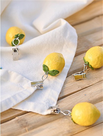 Tischdeckenbeschwerer, 4 Zitronen von Ib Laursen &#9733; Kundenbewertung "Sehr gut" &#9733; 12&percnt; Neukundenrabatt &#9733; Schnell verschickt &#9733; Bei car-Moebel.de