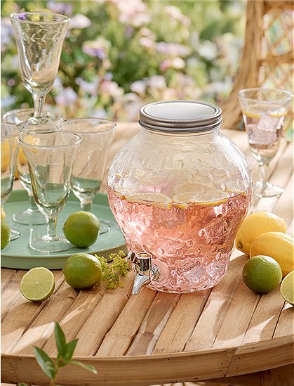 Getränkespender, Glas, Erdbeere 3,8L von Ib Laursen &#9733; Kundenbewertung "Sehr gut" &#9733; 12&percnt; Neukundenrabatt &#9733; Schnell verschickt &#9733; Bei car-Moebel.de