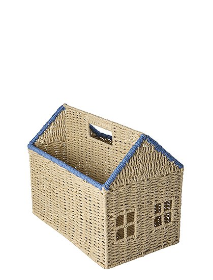 Aufbewahrungskorb Haus 30x21x35 von rice &#9733; Kundenbewertung "Sehr gut" &#9733; 12&percnt; Rabatt für Neukunden &#9733; Schnell verschickt &#9733; Jetzt bei car-Moebel.de