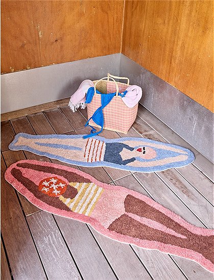 Fußmatte Retro Swimster, 140x40 cm von rice &#9733; Kundenbewertung "Sehr gut" &#9733; 12&percnt; Rabatt für Neukunden &#9733; Schnell verschickt &#9733; Jetzt bei car-Moebel.de