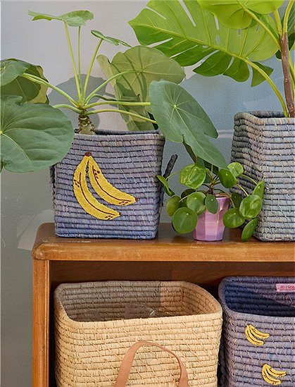 bestickter Bastkorb 20x20x20, Henkel von rice &#9733; Kundenbewertung "Sehr gut" &#9733; 12&percnt; Rabatt für Neukunden &#9733; Schnell verschickt &#9733; Jetzt bei car-Moebel.de