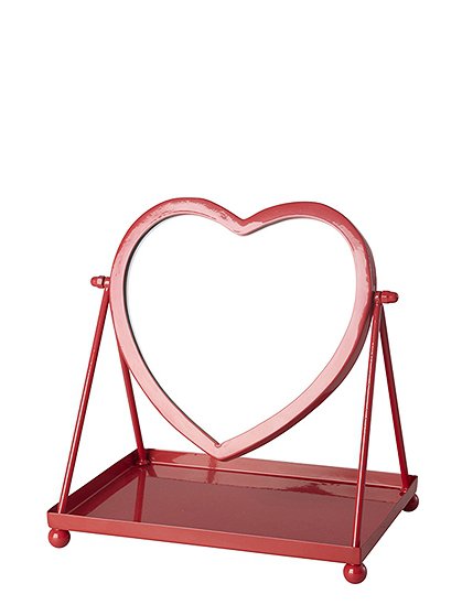 Herzförmiger Tischspiegel mit Ablage von rice &#9733; Kundenbewertung "Sehr gut" &#9733; 12&percnt; Rabatt für Neukunden &#9733; Schnell verschickt &#9733; jetzt bei car-Moebel.de