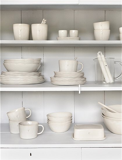 Tasse June, Keramik, 7xØ10 cm von Bastion Collections ★ Kundenbewertung "Sehr gut" ★ 12&percnt; Neukundenrabatt ★ Schnell verschickt ★ Bei car-Moebel.de