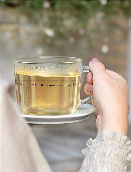 Teeglas mit Henkel, 8xØ10 cm von Bastion Collections ★ Kundenbewertung "Sehr gut" ★ 12&percnt; Neukundenrabatt ★ Schnell verschickt ★ Bei car-Moebel.de