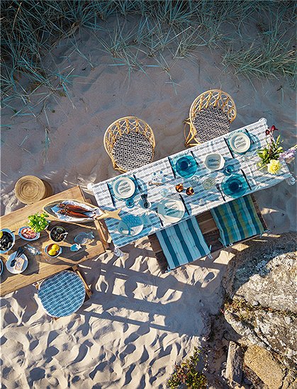 Runde Stuhlauflage Baumwolle von Madam Stoltz ★ Kundenbewertung "Sehr gut" ★ 12&percnt; Rabatt für Neukunden ★ Jetzt günstig kaufen bei car-Moebel.de