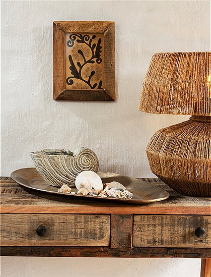 Jute Tischleuchte von Madam Stoltz ★ Kundenbewertung "Sehr gut" ★ 12&percnt; Neukundenrabatt ★ Schnell verschickt ★ Günstig bei car-Moebel.de