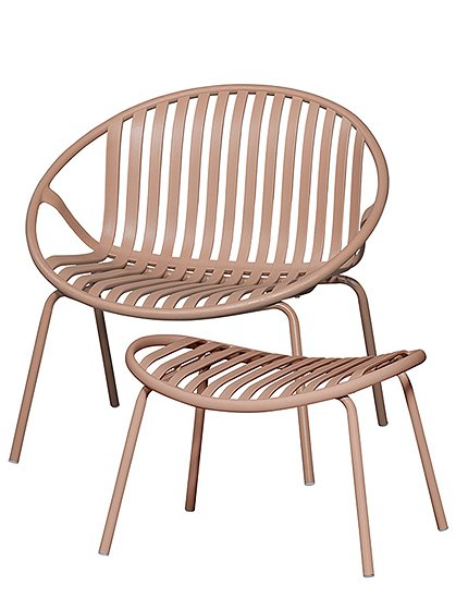 Gartensessel Bruce mit Hocker von WOOOD ★ Kundenbewertung "Sehr gut" ★ 12&percnt; Neukundenrabatt ★ Schnell verschickt ★ Günstig bei car-Moebel.de