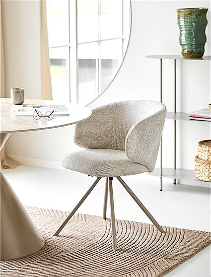 Drehstuhl Fulham, 79x53x60 cm von House Nordic ★ Kundenbewertung "Sehr gut" ★ 12&percnt; Rabatt für Neukunden ★ Jetzt günstig kaufen bei car-Moebel.de