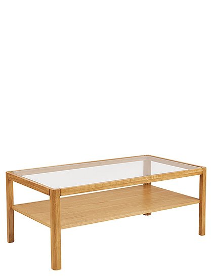 Beistelltisch Lourmarin aus Eiche und Glas von House Nordic ★ Kundenbewertung "Sehr gut" ★ 12&percnt; Rabatt für Neukunden ★ Jetzt günstig kaufen bei car-Moebel.de