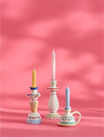 Retro Kerzenhalter aus Keramik von Ib Laursen ★ Kundenbewertung "Sehr gut" ★ 12&percnt; Neukundenrabatt ★ Schnell verschickt ★ Bei car-Moebel.de