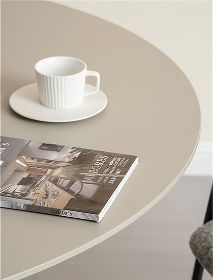 Esstisch Riva, 75xØ120 cm, sand von House Nordic ★ Kundenbewertung "Sehr gut" ★ 12&percnt; Rabatt für Neukunden ★ Jetzt günstig kaufen bei car-Moebel.de