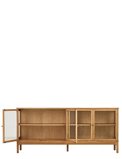 Sideboard Zamora, Eiche/Glas v. House Nordic ★ Kundenbewertung "Sehr gut" ★ 12&percnt; Rabatt für Neukunden ★ Schnell verschickt ★ Jetzt bei car-Moebel.de