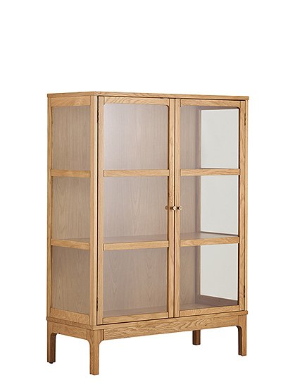 Vitrinenschrank Zamora, Eiche v. House Nordic ★ Kundenbewertung "Sehr gut" ★ 12&percnt; Rabatt für Neukunden ★ Schnell verschickt ★ Jetzt bei car-Moebel.de