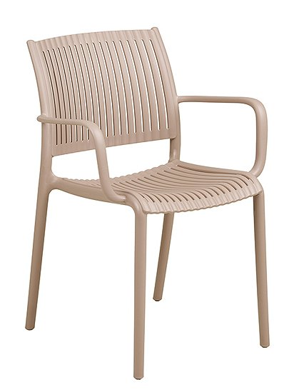 Stuhl Manzano aus Kunststoff in taupe von House Nordic ★ Kundenbewertung "Sehr gut" ★ 12&percnt; Rabatt für Neukunden ★ Jetzt günstig kaufen bei car-Moebel.de