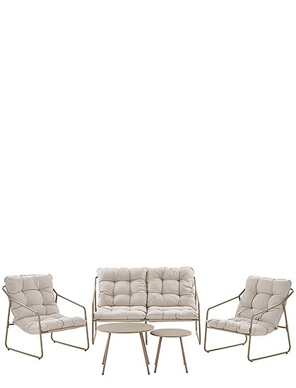 Nilo Lounge Set incl. Kissen von House Nordic ★ Kundenbewertung "Sehr gut" ★ 12&percnt; Rabatt für Neukunden ★ Jetzt günstig kaufen bei car-Moebel.de