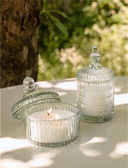 Glas mit Kerze von vtwonen ★ Kundenbewertung "Sehr gut" ★ 12&percnt; Rabatt für Neukunden ★ Schnell verschickt ★ car-Moebel.de