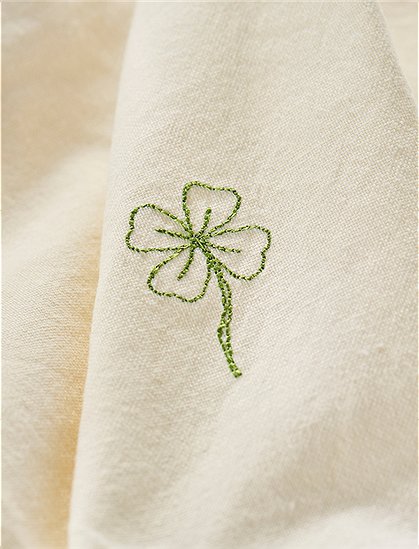 Stoffserviette 40x40 creme, bestickt Ib Laursen ★ Kundenbewertung "Sehr gut" ★ 12&percnt; Rabatt für Neukunden ★ Schnell verschickt ★ Günstig bei car-Moebel.de