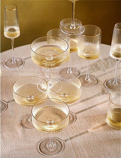 Glas Goldrand von vtwonen ★ Kundenbewertung "Sehr gut" ★ 12&percnt; Rabatt für Neukunden ★ Schnell verschickt ★ car-Moebel.de