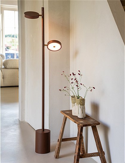 Stehlampe Eschenholz, 2-flammig, Okinawa von Good & Mojo ★ Kundenbewertung "Sehr gut" ★ 12&percnt; Rabatt für Neukunden ★Schnell verschickt ★ car-Moebel.de