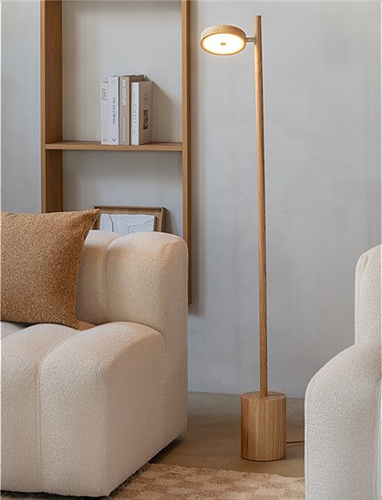Stehleuchte Eschenholz Okinawa von Good & Mojo ★ Kundenbewertung "Sehr gut" ★ 12&percnt; Rabatt für Neukunden ★Schnell verschickt ★ car-Moebel.de