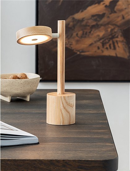 Tischleuchte Eschenholz Okinawa von Good & Mojo ★ Kundenbewertung "Sehr gut" ★ 12&percnt; Rabatt für Neukunden ★Schnell verschickt ★ car-Moebel.de