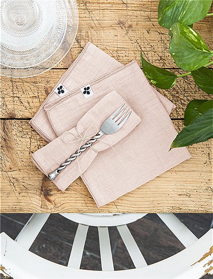 Servietten Gaia von L'effet Papillon ★ Kundenbewertung "Sehr gut" ★ 12&percnt; Rabatt für Neukunden ★ Schnell verschickt ★ Günstig bei car-Moebel.de