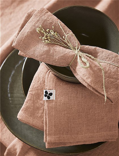 Serviette Soline von L'effet Papillon  ★ Kundenbewertung "Sehr gut" ★ 12&percnt; Rabatt für Neukunden ★ Schnell verschickt ★ bei car-Moebel.de