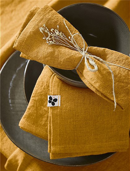 Serviette Soline von L'effet Papillon  ★ Kundenbewertung "Sehr gut" ★ 12&percnt; Rabatt für Neukunden ★ Schnell verschickt ★ bei car-Moebel.de