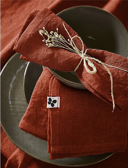 Serviette Soline von L'effet Papillon  ★ Kundenbewertung "Sehr gut" ★ 12&percnt; Rabatt für Neukunden ★ Schnell verschickt ★ bei car-Moebel.de