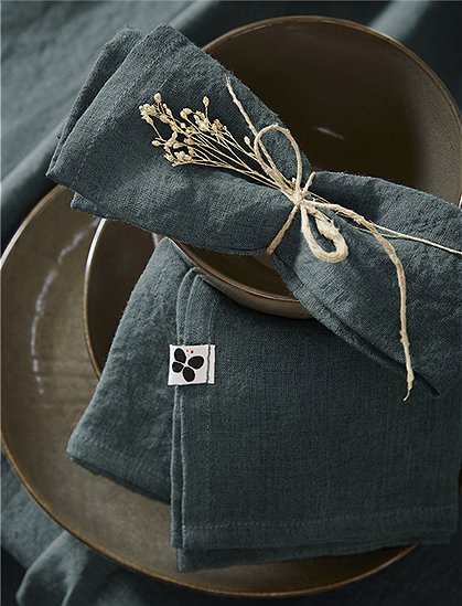 Serviette Soline von L'effet Papillon  ★ Kundenbewertung "Sehr gut" ★ 12&percnt; Rabatt für Neukunden ★ Schnell verschickt ★ bei car-Moebel.de