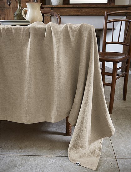 Tischdecke Soline Leinen von L'effet Papillon ★ Kundenbewertung "Sehr gut" ★ 12&percnt; Rabatt für Neukunden ★ Schnell verschickt ★ bei car-Moebel.de
