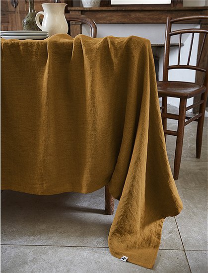 Tischdecke Soline Leinen von L'effet Papillon ★ Kundenbewertung "Sehr gut" ★ 12&percnt; Rabatt für Neukunden ★ Schnell verschickt ★ bei car-Moebel.de