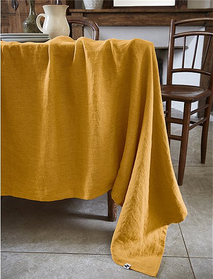 Tischdecke Soline Leinen von L'effet Papillon ★ Kundenbewertung "Sehr gut" ★ 12&percnt; Rabatt für Neukunden ★ Schnell verschickt ★ bei car-Moebel.de
