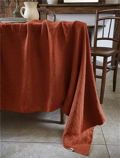 Tischdecke Soline Leinen von L'effet Papillon ★ Kundenbewertung "Sehr gut" ★ 12&percnt; Rabatt für Neukunden ★ Schnell verschickt ★ bei car-Moebel.de