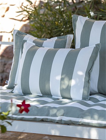 Kissen Noa, outdoor, 60x60 cm von L'effet Papillon ★ Kundenbewertung "Sehr gut" ★ 12&percnt; Rabatt für Neukunden ★ Schnell verschickt ★ car-Moebel.de