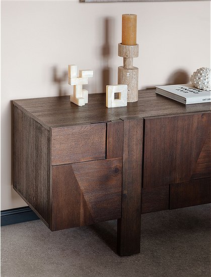 Sideboard Bruneau, 60x45x188 von Dutchbone ★ Kundenbewertung "Sehr gut" ★ 12&percnt; Rabatt für Neukunden ★ Schnell verschickt ★ Jetzt bei car-Moebel.de