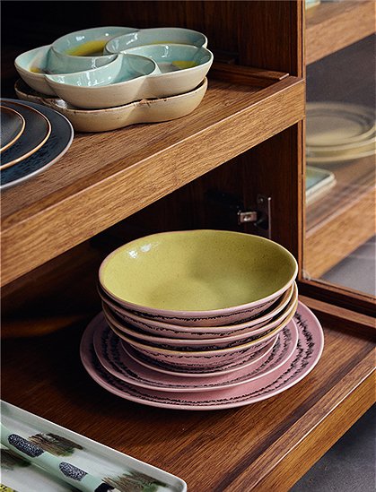 2er Set Dessertteller Ø18,5 cm, 70s v. HKliving ★ Kundenbewertung "Sehr gut" ★ 12&percnt; Rabatt für Neukunden ★ Schnell verschickt ★ Bei car-Moebel.de